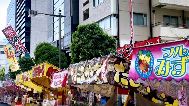 渋川へそ祭り2024屋台の場所どこ？何時から何時までなのかも調査！ブログ記事に挿入する夏祭りの屋台の画像