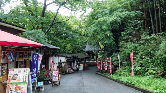 水沢観音初詣2026の混雑状況は?待ち時間やいつまで混むかも調査!ブログ記事に挿入する水沢観音の境内の画像