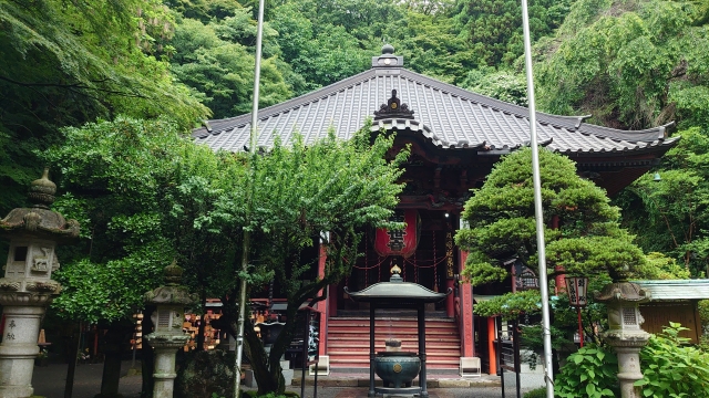 水沢観音初詣2026の混雑状況は?待ち時間やいつまで混むかも調査!ブログ記事に挿入する水沢観音の本堂の画像