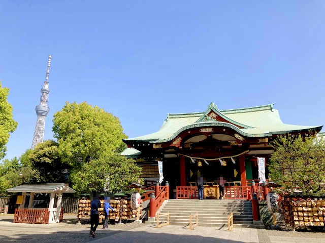 亀戸天神2026年初詣の混雑状況は？リアルタイムで確認する方法や駐車場についても調査！ブログ記事に挿入する亀戸天神の画像